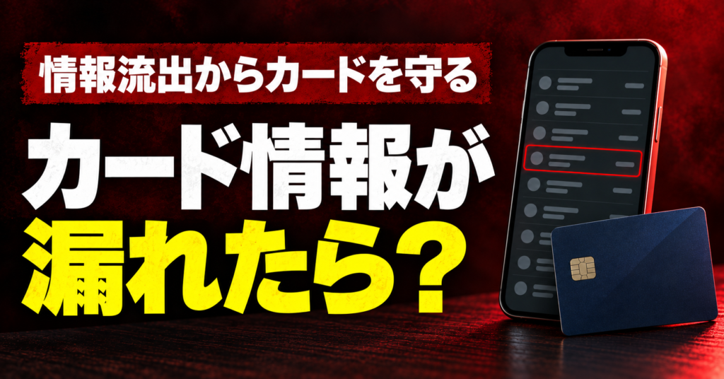 スカイチケット情報流出でカード情報も｜アラフィフが今日やるクレジットカードの守り方と、漏れたときの5つの対処